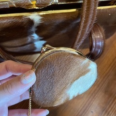 【未使用品】馬の毛ハンドバッグの画像