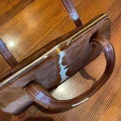 【未使用品】馬の毛ハンドバッグの画像