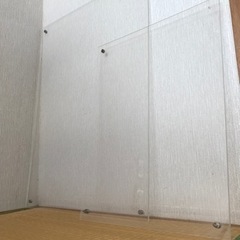 無印良品　アクリルピクチャーフレーム2組セット　アクリル板