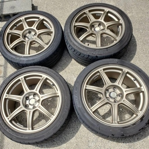 215/45R17 BIM DHS051 17×8J+44 PCD100 5穴