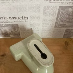 TOTO ミニチュアトイレ　陶器  置物　インテリアの画像