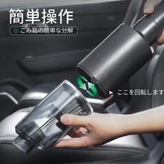 新品　未使用　車用 掃除機 ハイパワー ハンディ クリーナー シガーソケット 小型 ミニの画像