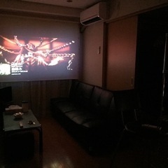 自宅でプロジェクター上映+ＰＡセット（EPSON EB-S12）の画像
