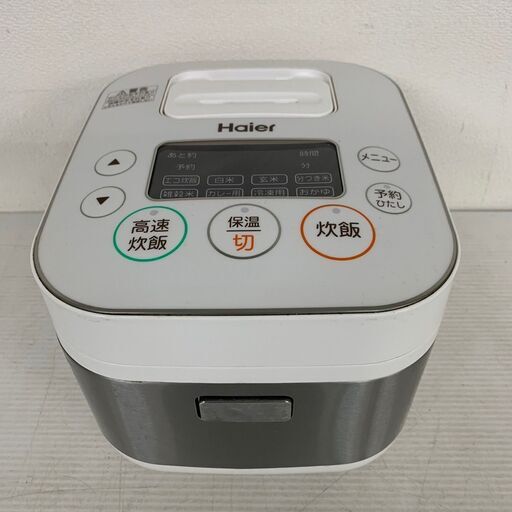 【Haier】 ハイアール マイコンジャー炊飯器 3合 JJ-M31A 2017年製