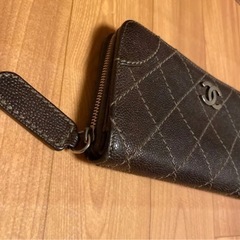 CHANEL ビンテージ 長財布 正規品　鑑定済み　シャネル キャビアスキンの画像