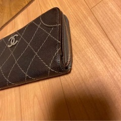 CHANEL ビンテージ 長財布 正規品　鑑定済み　シャネル キャビアスキンの画像