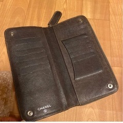 CHANEL ビンテージ 長財布 正規品　鑑定済み　シャネル キャビアスキンの画像