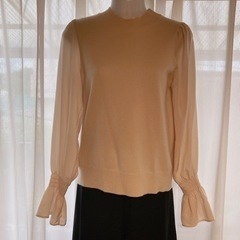 294.GU お袖が可愛いベージュのトップス⭐︎