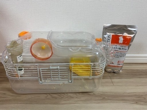 ハムスター　ケージ　スターターセット(餌付き)