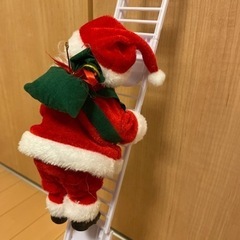 サンタさん　ハシゴを上り下りする　おもちゃの画像