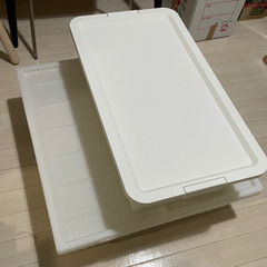 ベッド下収納 白 シングルベッド下