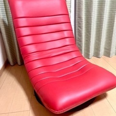 美品 ＊リクライングチェアー＊ リラックスチェア 回転式 座椅子...
