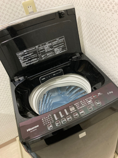 Hisense 全自動洗濯機 中古 美品 使用期間2年以内