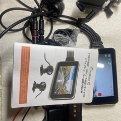 バイク　ドライブレコーダー　ドラレコ　タッチパネル　GPSの画像