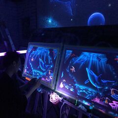ブラックライトアートスクールの画像