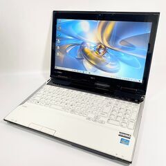 Corei7 メモリ16GB 新品 SSD512GB Blu-ray カメラ Wi-Fi NEC ノートパソコン ホワイト