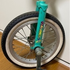 【ミヤタ】一輪車　14インチ　フラミンゴJr  MIYATAの画像