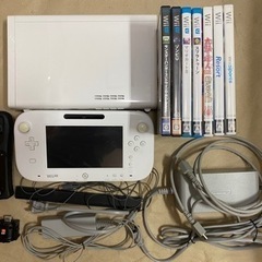 WiiU ゲーム本体　コントローラ　ケーブル　Wii リモコン　ソフト