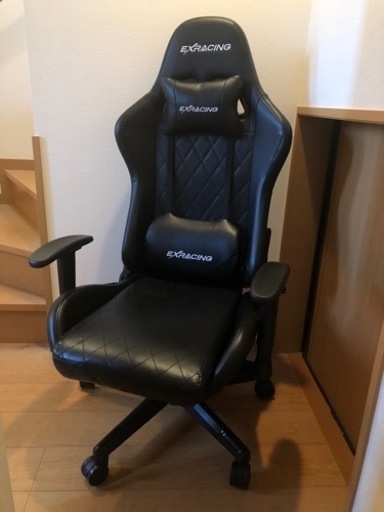 【取り引き中】ゲーミングチェア　EXRACING