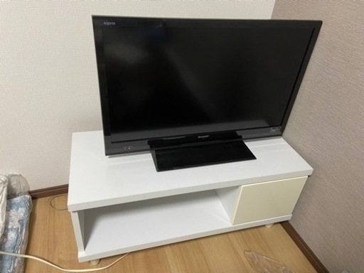 決まりました⭕テレビ、テレビ台、外付けハードディスク 3点セット