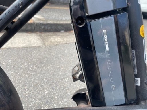 電動自転車　ブリヂストン　ブラック