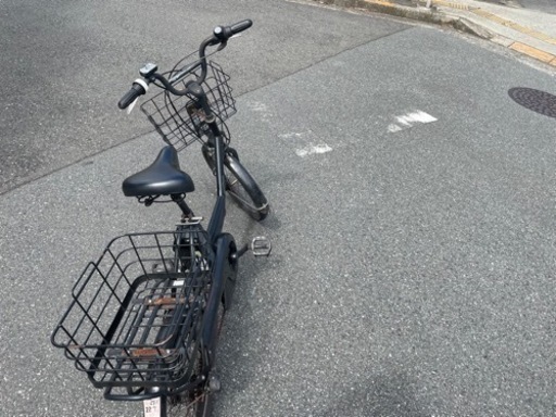 電動自転車　ブリヂストン　ブラック