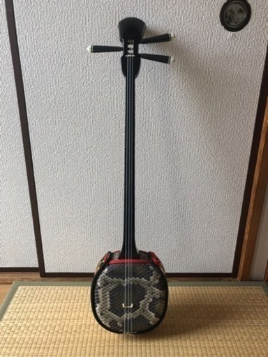 沖縄　三線　人工皮　美品