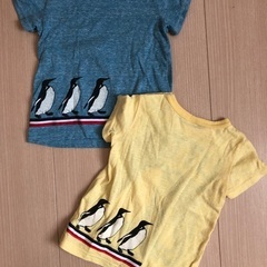 ペンギン柄Tシャツ　80センチ　色違いの画像