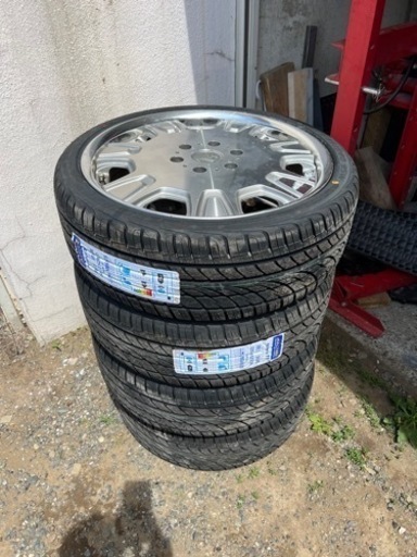 ハイエース 20インチ タイヤ新品4本セット work