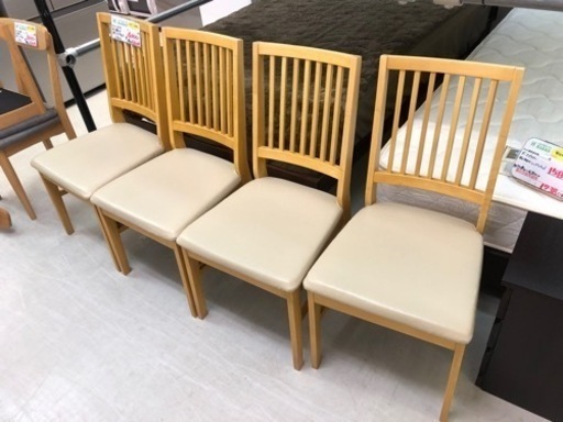 【リサイクルサービス八光　田上店】4人掛けダイニングチェア　1セット