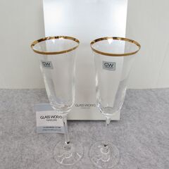 ■未使用　NARUMI　GLASS WORKS　ナルミ　ペアフル...