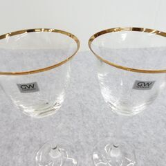 ■未使用　NARUMI　GLASS WORKS　ナルミ　ペアワイングラス　190㏄の画像