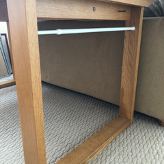 無印良品のダイニングテーブルの画像