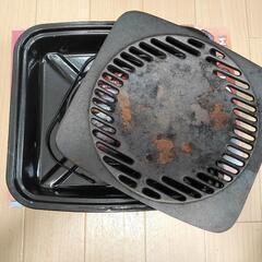 イワタニ純正カセットコンロ用焼肉グリル(錆びあり)の画像