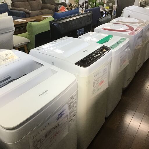 洗濯機 2019年～2023年 4.5Kg～11Kg  ¥12800～ Panasonic HITACHI MITSUBISHI TOSHIBA Hisense AQUA 在庫多数