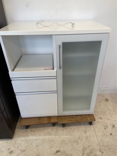 I 美品‼️ ニトリ　食器棚　キッチンボード　ホワイト