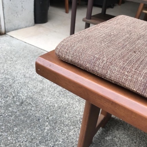 座布団付きベンチ  ベンチ 椅子 ダイニングチェア 