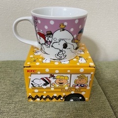 【新品未使用】スヌーピー　スープマグ　ピンク