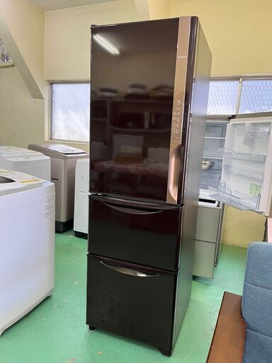 ★日立★R-K32JVL 自動製氷機 3D冷蔵庫 2019年 315L 真中野菜室 高年式 HITACHI キッチン 生活家電