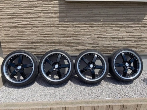 19インチホイルpcd100 7.5 jj タイヤ225/35/19