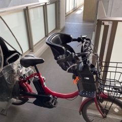 チャイルドシート付き！ 電動自転車