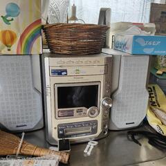スピーカー　コンポの画像
