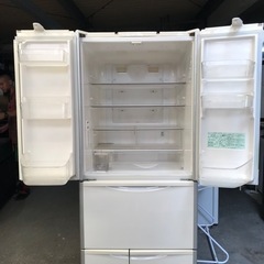 取引場所 南観音 2207-353 HITACHI 416L 6ドア冷凍冷蔵庫 R-SF42TPAM-1 2005年製の画像