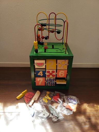 木のおもちゃ　知育玩具　知育ボックス　ルーピング
