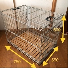 【無料】中古 ペットケージ スチール製 アイリスオーヤマの画像