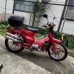 《写真は取り付け例です》リトルカブ ワンオフマフラー
