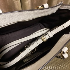 [未使用に近い]coach  ホワイト　2wayバッグの画像