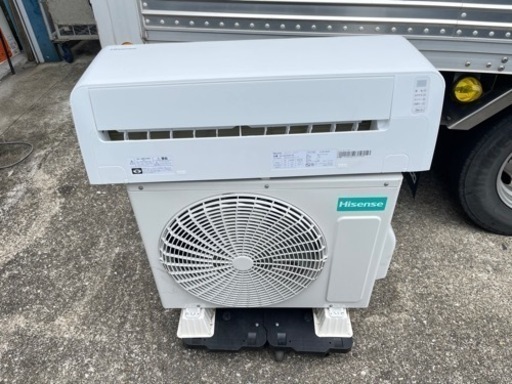 2021年式 Hisense ハイセンス 6畳用ルームエアコン HA-S22DE9-W HC-S22DE9 中古品 リモコン付き