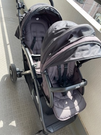 2人乗りベビーカー　カトージjoie 折りたたみ