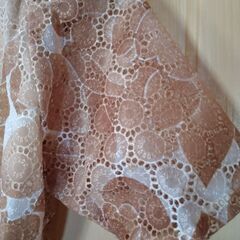 値下げ。８月末迄の記載。昭和レトロ　今にないデザイン。珍しい生地。洋装品店仕立て。の画像